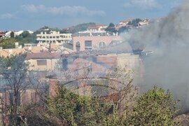 Созопол - къмпинг "Каваци" - пожар