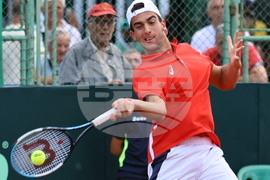 Пловдив - тенис на корт - Световна група I на Купа “Дейвис” - Янаки Милев - Сезар Круз