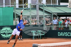 Пловдив - тенис на корт - Световна група I на Купа “Дейвис” - Янаки Милев - Сезар Круз