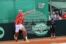 Пловдив - тенис на корт - Световна група I на Купа “Дейвис” - Янаки Милев - Сезар Круз