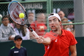 Пловдив - тенис на корт - Световна група I на Купа “Дейвис” - Янаки Милев - Сезар Круз