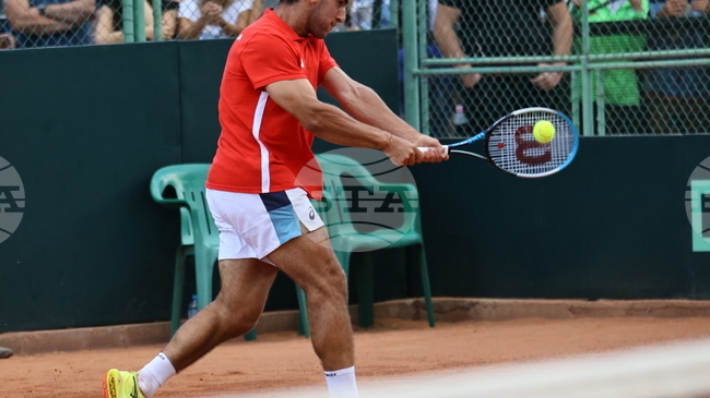 Янаки Милев е полуфинталист на двойки на турнир по тенис в Анталия