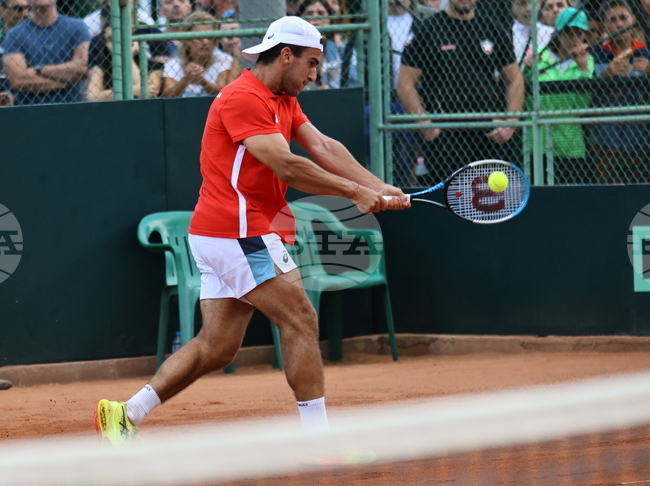 Янаки Милев, Динко Динев и Джордж Лазаров отпаднаха във втория кръг на сингъл на турнира по тенис в Куршумлийска Баня