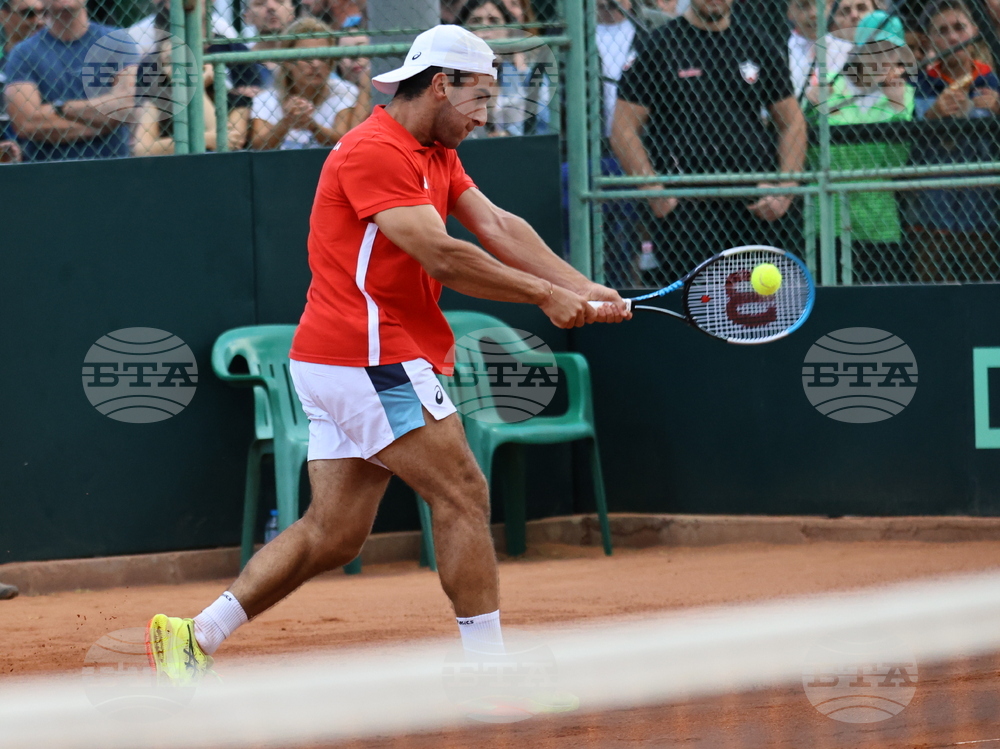 Пловдив - тенис на корт - Световна група I на Купа “Дейвис” - Янаки Милев - Сезар Круз