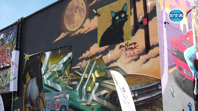 Двайсет графити художници изрисуваха над 1000 кв. м. площ в София 