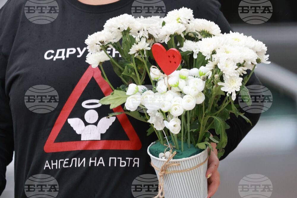 Сдружение "Ангели на пътя" - протест