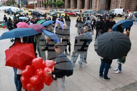Сдружение "Ангели на пътя" - протест