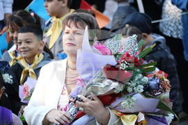 Добрич - училище „Димитър Талев" - първи учебен ден