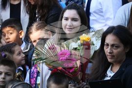 Добрич - училище „Димитър Талев" - първи учебен ден