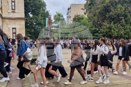 Разград - гимназия - първи учебен ден