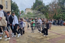 Разград - гимназия - първи учебен ден