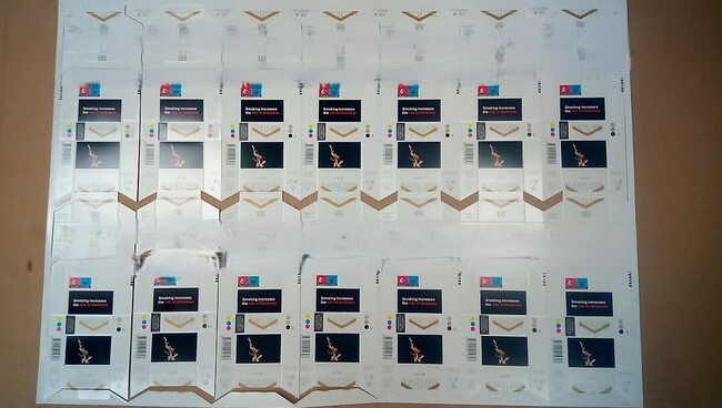 Агенция „Митници“: Над 500 000 заготовки за кутии за цигари и 120 бобини лента коркофан бяха открити от митническите инспектори