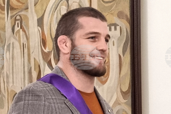 Олимпийският шампион Магомед Рамазанов беше специален гост на турнира по борба "Тракиец-Трафик СОТ"