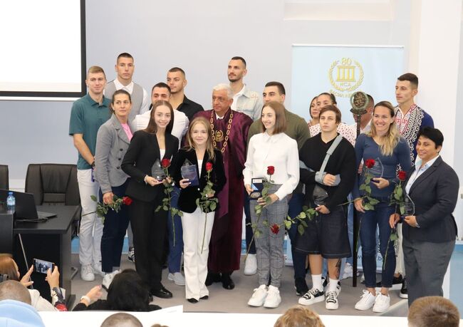 НСА откри учебната година с награждаване на олимпийските шампиони и обновени съоръжения