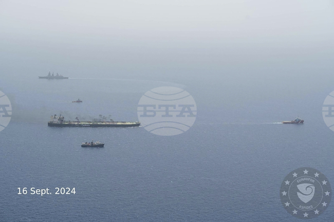 Военноморските сили на ЕС обявиха, че е освободен корабът "Хелас Афродита", превзет от пирати край бреговете на Сомалия