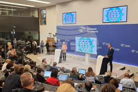 Франция - Страсбург - Урсула фон дер Лайен - пресконференция