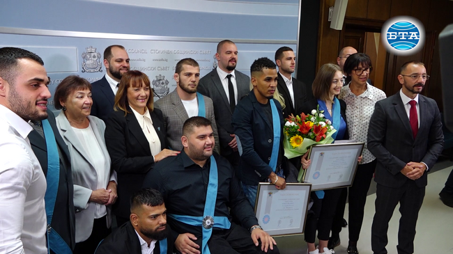 Спортисти, алпинисти и един учен получиха званието "Почетен гражданин на София"