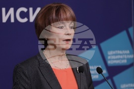 Централна избирателна комисия - брифинг - Росица Матева