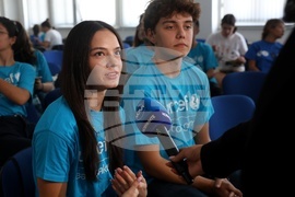 СУ "Св. Седмочисленици" - ученици - Програма “Стъпки заедно” - Галин Цоков - посещение