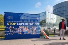 Франция - Страсбург - проест пред Европейския парламент