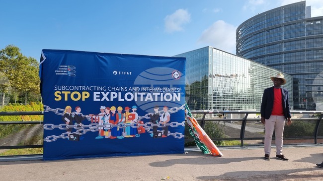 Франция - Страсбург - проест пред Европейския парламент