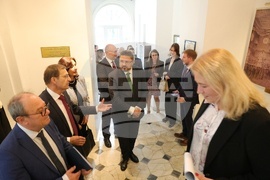 Румъния - БАН - изложба - откриване