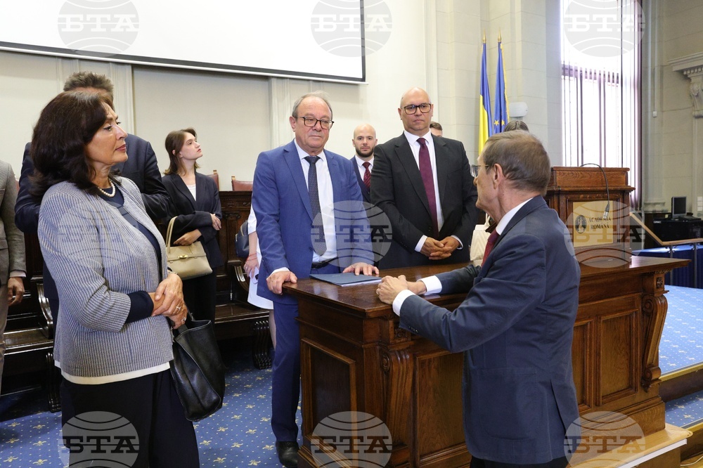 Румъния - БАН - изложба - откриване