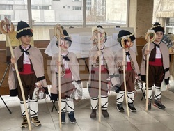 Коледари наричаха за здраве и благоденствие в Окръжен съд – Кюстендил 