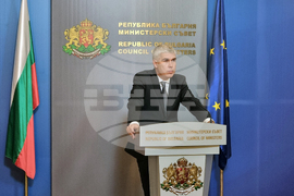 Министерски съвет - Владимир Малинов - брифинг