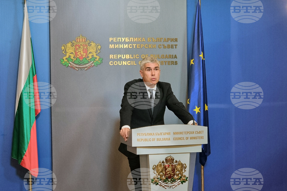 Министерски съвет - Владимир Малинов - брифинг