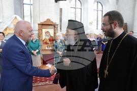 Румъния - Браила - църква „Възнесение Господне“ - молебен