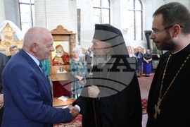 Румъния - Браила - църква „Възнесение Господне“ - молебен