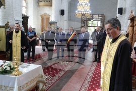 Румъния - Браила - църква „Възнесение Господне“ - молебен