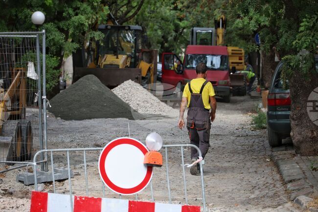 Бургас - кръстовище - ремонт