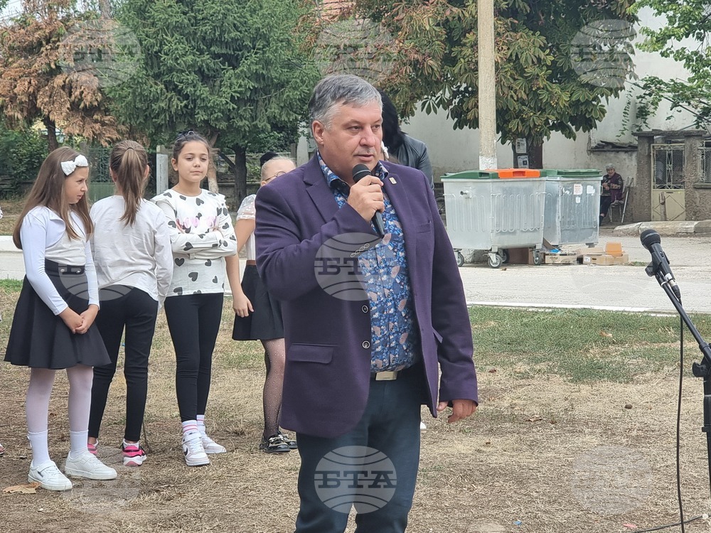 Гулянци - нова алея - откриване
