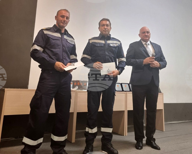 Стара Загора - пожарникари - награди