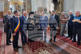 Румъния - Браила - църква „Възнесение Господне“ - молебен