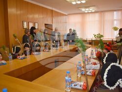 Сурвакарчета от ДГ“Славейче“ се срещнаха с ръководството на Община Разград на Игнажден