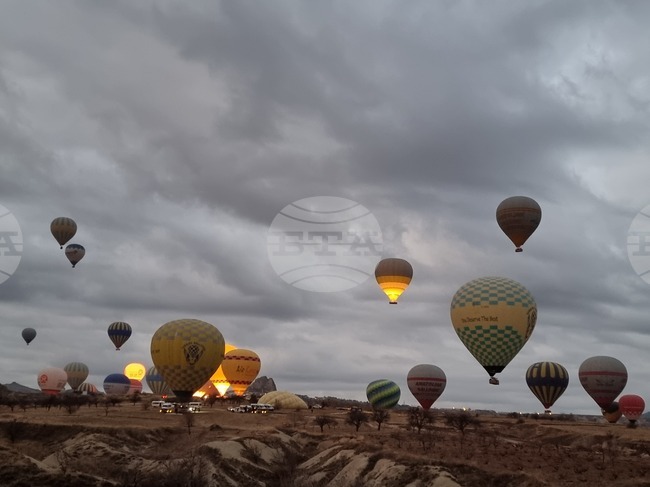 Турция - Кападокия - полет с балон
