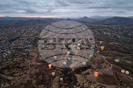 Турция - Кападокия - полет с балон
