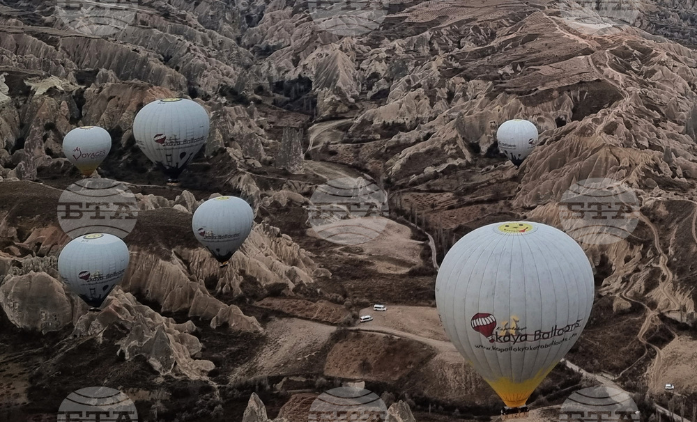 Турция - Кападокия - полет с балон