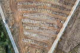 Село Черни връх - фотоволтаична централа - изграждане