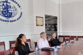 Варна - ВВМУ - почетен консул на България в Уругвай Игор Светогорски - посещение