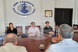 Варна - ВВМУ - почетен консул на България в Уругвай Игор Светогорски - посещение