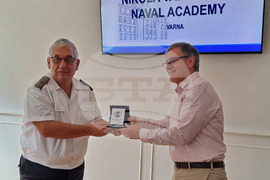 Варна - ВВМУ - почетен консул на България в Уругвай Игор Светогорски - посещение