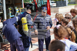 Благоевград - пожарна безопасност - демонстрация