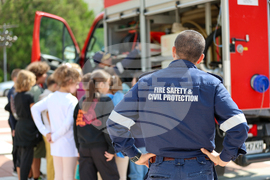 Благоевград - пожарна безопасност - демонстрация