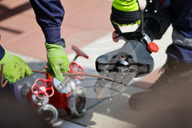 Благоевград - пожарна безопасност - демонстрация