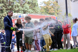 Благоевград - пожарна безопасност - демонстрация