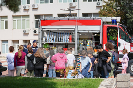 Благоевград - пожарна безопасност - демонстрация